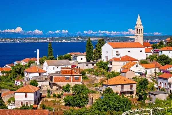 Dalmatian Cidade de Kali na ilha de Ugljan — Fotografia de Stock