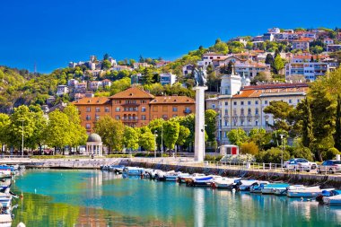 Rijeka şehir Delta ve trsat görünümü