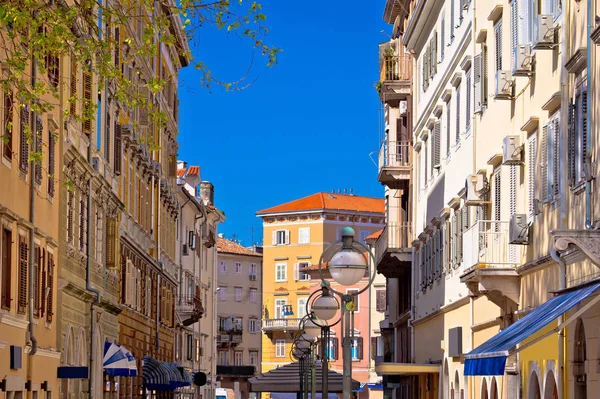 City of Rijeka center street view — Stock Photo, Image