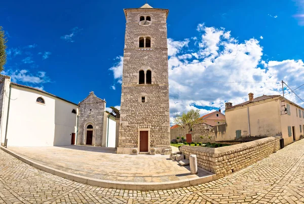 Dlážděné ulice Nin panoramatický pohled — Stock fotografie