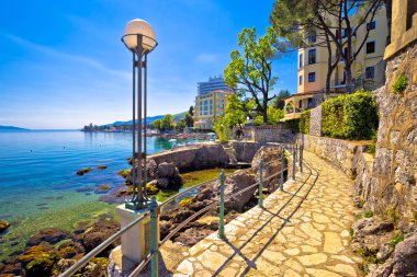 Lungomare sahil ünlü geçit Opatija içinde