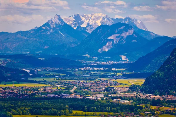 Inn river valley och Kaiser-bergen Visa — Stockfoto