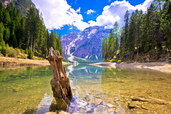Idyllic lake in Dolomite Apls — Stock Photo, Image