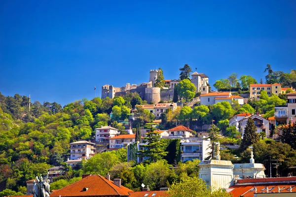 Byen Rijeka Trsat fristed utsikt – stockfoto