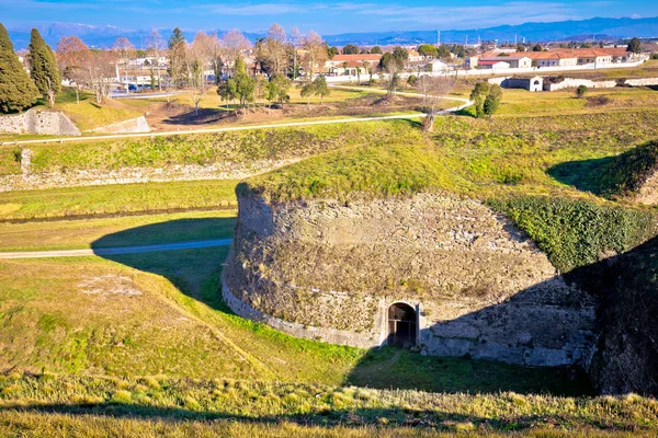 Città di Palmanova mura di difesa e trincee — Foto Stock