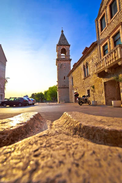 Kastel Sucurac street historic architecture vertical view — Stock Photo, Image