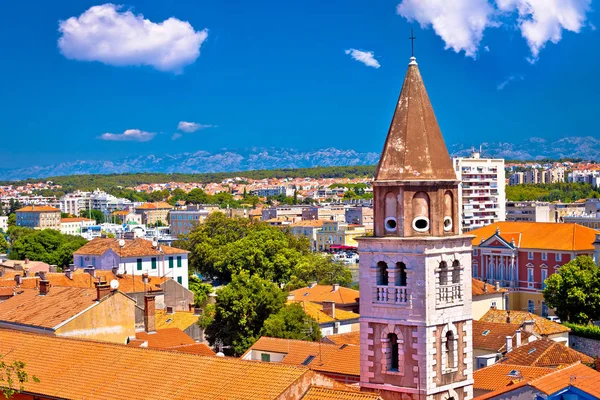 Repères de la ville de Zadar et vue sur le paysage urbain — Photo