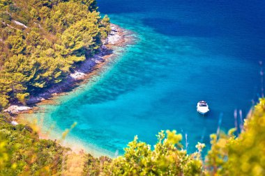 Gizli turkuaz beach Yatçılık ve hedef yelken