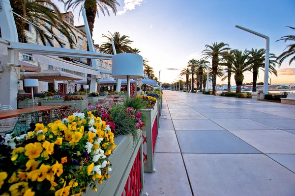 Split Riva waterfront colorful view — Stock Photo, Image