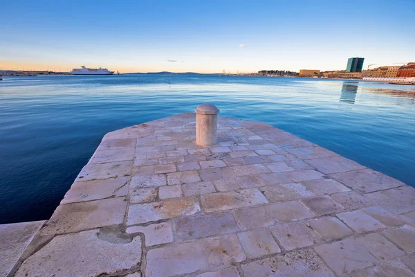 Ciudad de Split vista de la mañana desde Riva — Foto de Stock