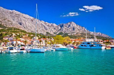 Baska Voda şehir su manzaralı