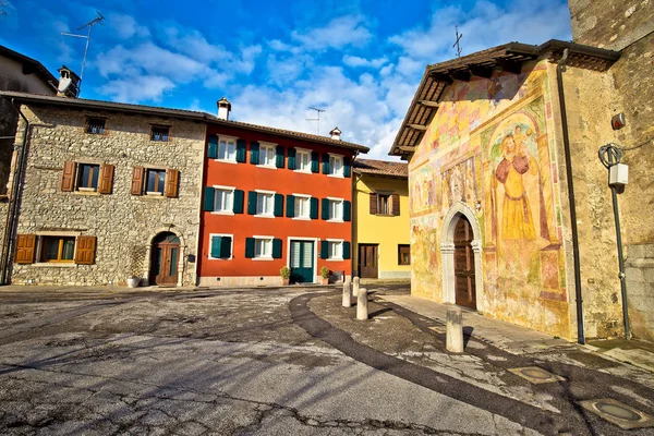 Italienska arv i Cividale del Friuli Natisone floden antika s — Stockfoto