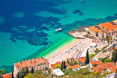 Dubrovnik hava görünümünü Banje beach