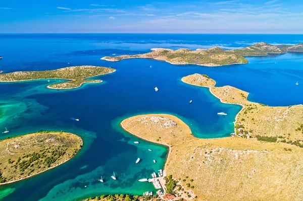 Kornati. Amazing island archipelago landscape of Kornati nationa — Stock Photo, Image