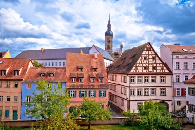 Bamberg. Bamberg 'in tarihi caddesi ve mimarisi