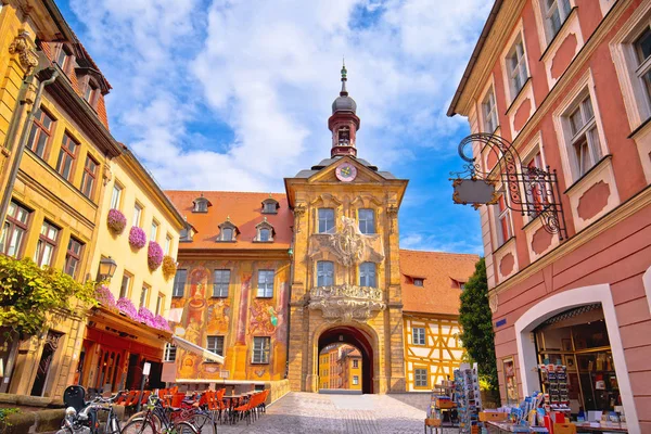 Bamberg. Old town of Bamberg historic street and architecture vi — Stock Photo, Image