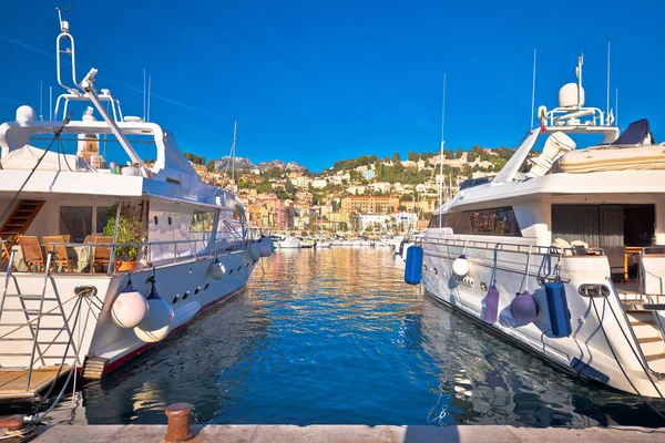 Menton Luxe Jachthaven Van Menton Aan Cote Azur Alpes Maritimes — Stockfoto