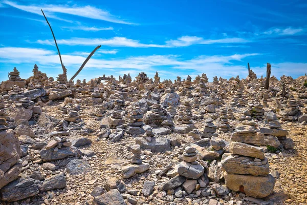 Telascica Bay Dugi Otok Island Stenen Woestijn Geweldig Uitzicht Het — Stockfoto