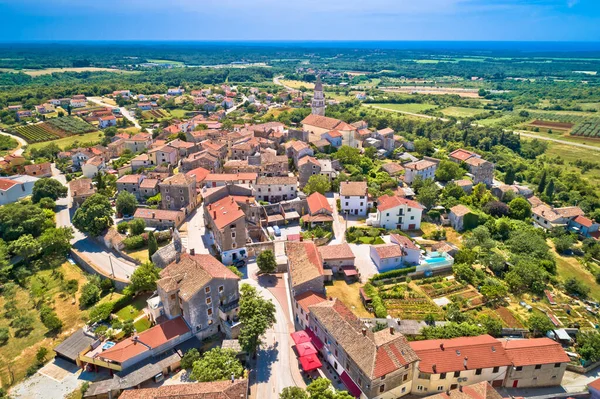 Istrië Stad Visnjan Groene Heuvel Van Istrië Regio Istrië Kroatië — Stockfoto