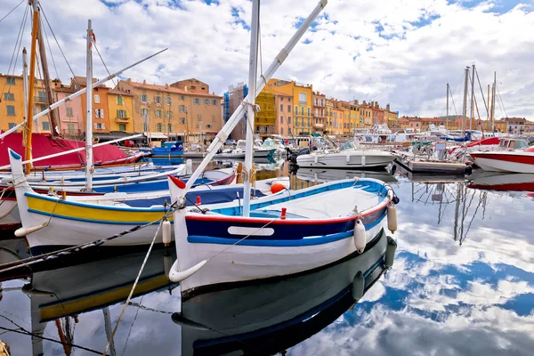 Kleurrijke Haven Van Saint Tropez Aan Cote Azur Departement Alpes — Stockfoto