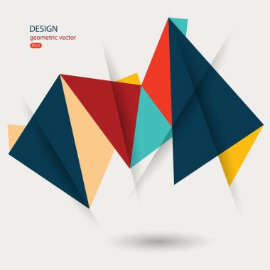 Geometrik öğelerle minimalist tasarım