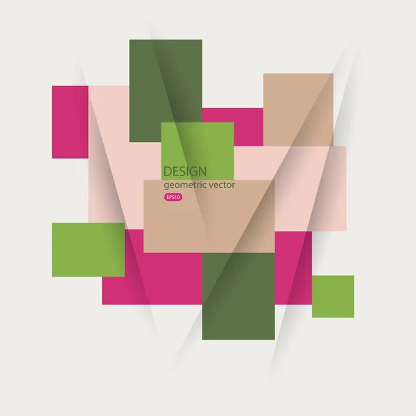 Model geometric abstract minimalist — Vector de stoc