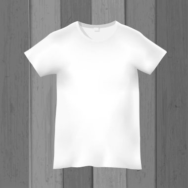 beyaz boş t-shirt şablon