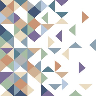 Renkli mozaik arka planda retro sesleri