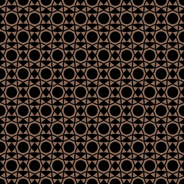 Ethnic style dark seamless pattern — Stock Vector