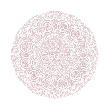 Hassas dantel mandala modeli boho tarzı 