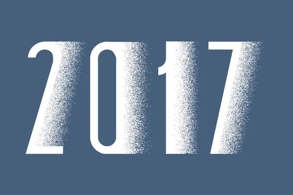 Frohes neues Jahr 2017 — Stockvektor