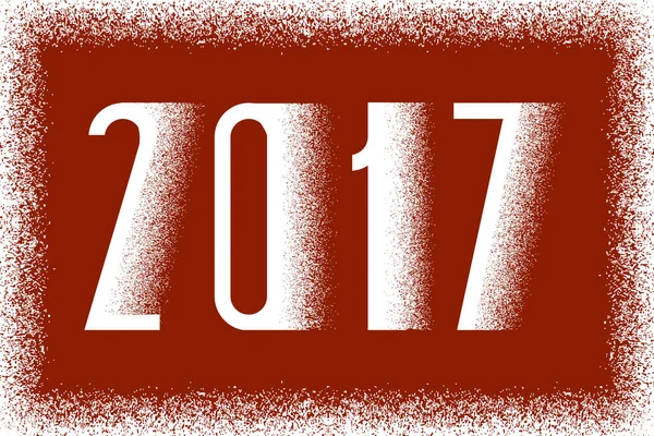 2017 년 행복 한 신년 — 스톡 벡터