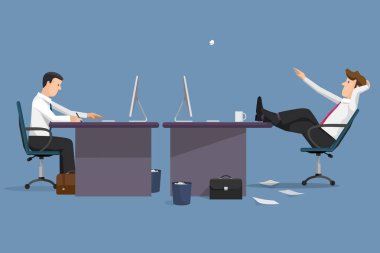 ofiste iki yöneticileri