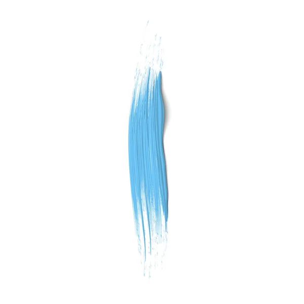 Синій вертикальний мазок пензля — стоковий вектор