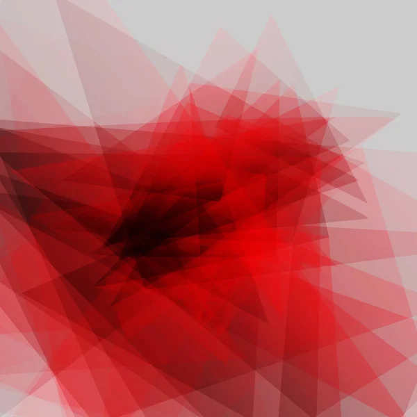 Moderna geometriska röd transparent bakgrund — Stock vektor