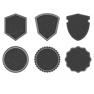 retro grunge Etiketler ve pulları