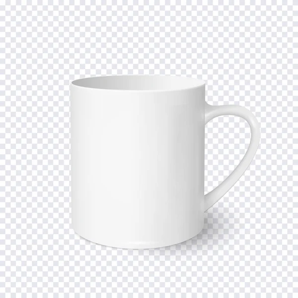白咖啡杯 — 图库矢量图片