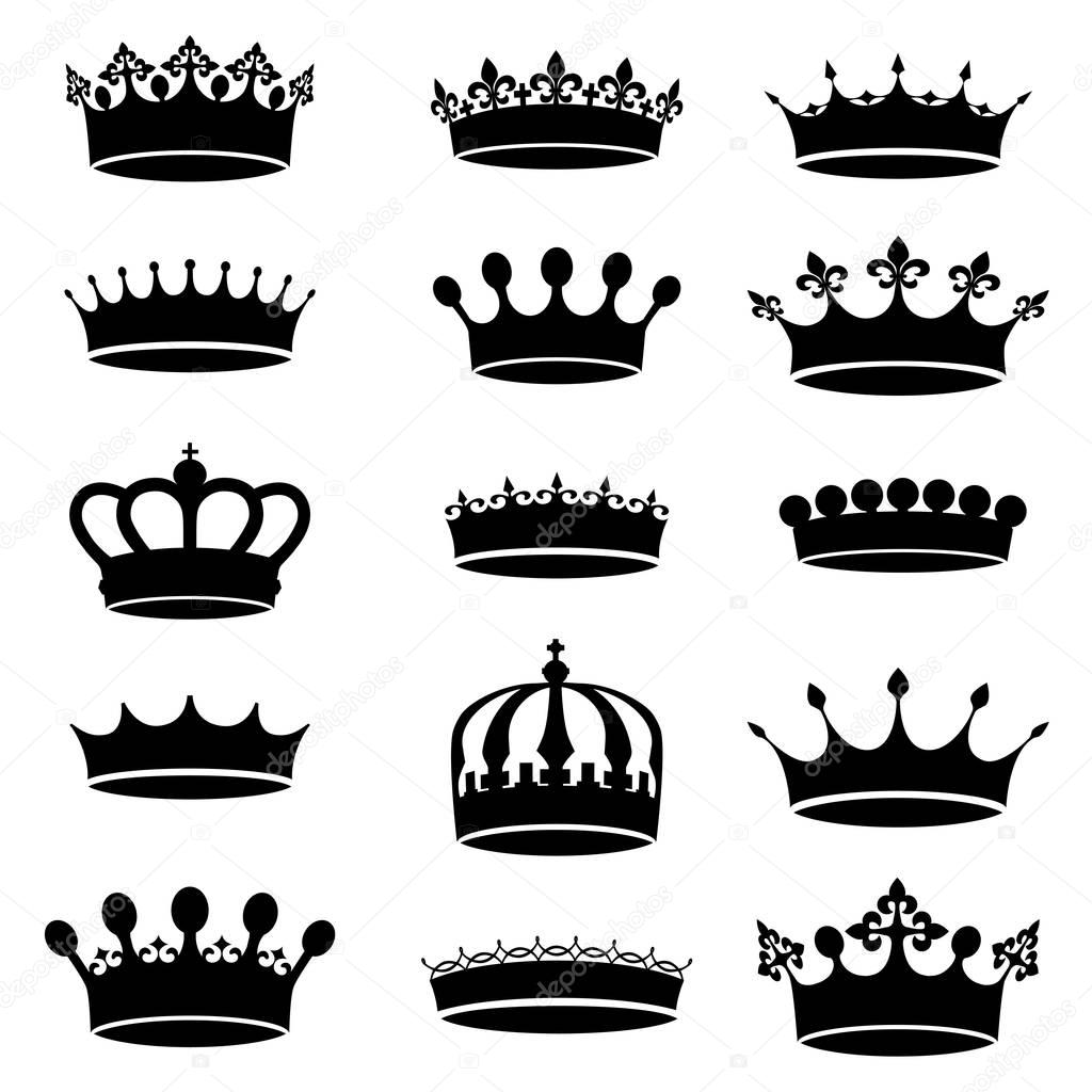 vector illustration design of vintage antique crown