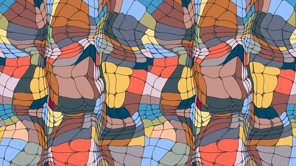 Текстура Витража Абстрактный Красочный Мозаичный Векторный Фон Геометрическая Многоцветная Текстура — стоковый вектор