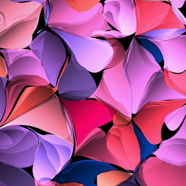 Разноцветные Градиенты Абстрактные Геометрические Цветы Векторный Фон Использоваться Триумфальных Обоев — стоковый вектор