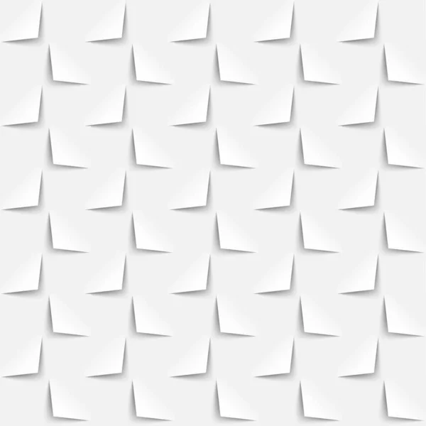 Sfondo Bianco Stile Carta Modello Senza Soluzione Continuità Vettore Astratto — Vettoriale Stock