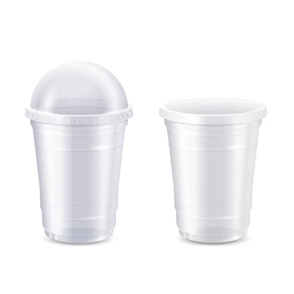 Group Of Ice Cubes In Plastic Cup Stock Photo, Picture and Royalty Free  Image. Image 74989794.