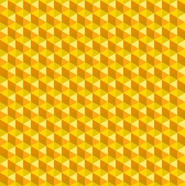 Altın Altıgen Desen Doku Vektörü