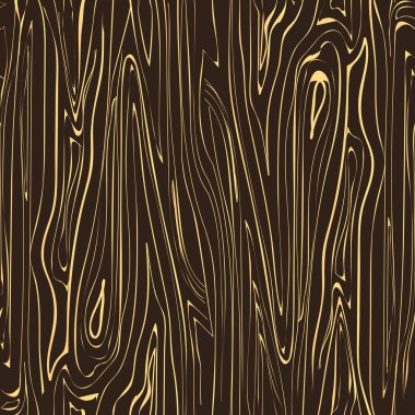 Sorunsuz vektör doku ahşap koyu kahverengi sarı çizgileri.
