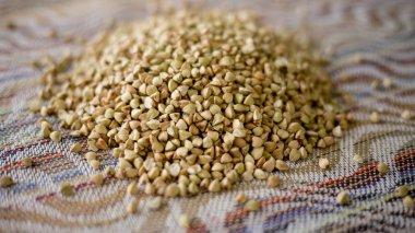 Kuru yeşil buğday tahıl