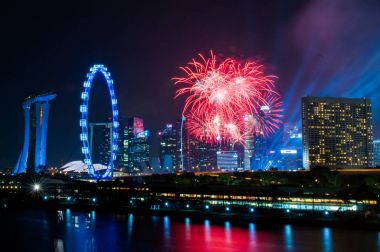Prova 2017-07-15 Singapur Ulusal gün havai fişek