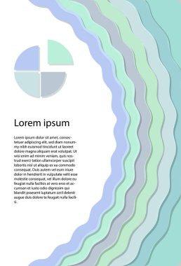 Düz vektör Poster tasarım şablonu