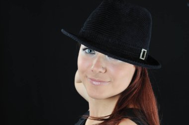 güzel arka plan üzerinde bir gülücük ver 