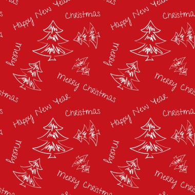 Noel arka plan Christmas dekorasyon., sorunsuz döşeme, kağıt desen kaydırma için mükemmel seçim. Elle çizilmiş.