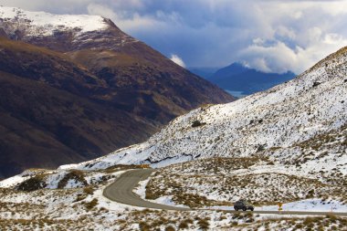 taç aralığı yol wanaka queenstown Yeni Zelanda